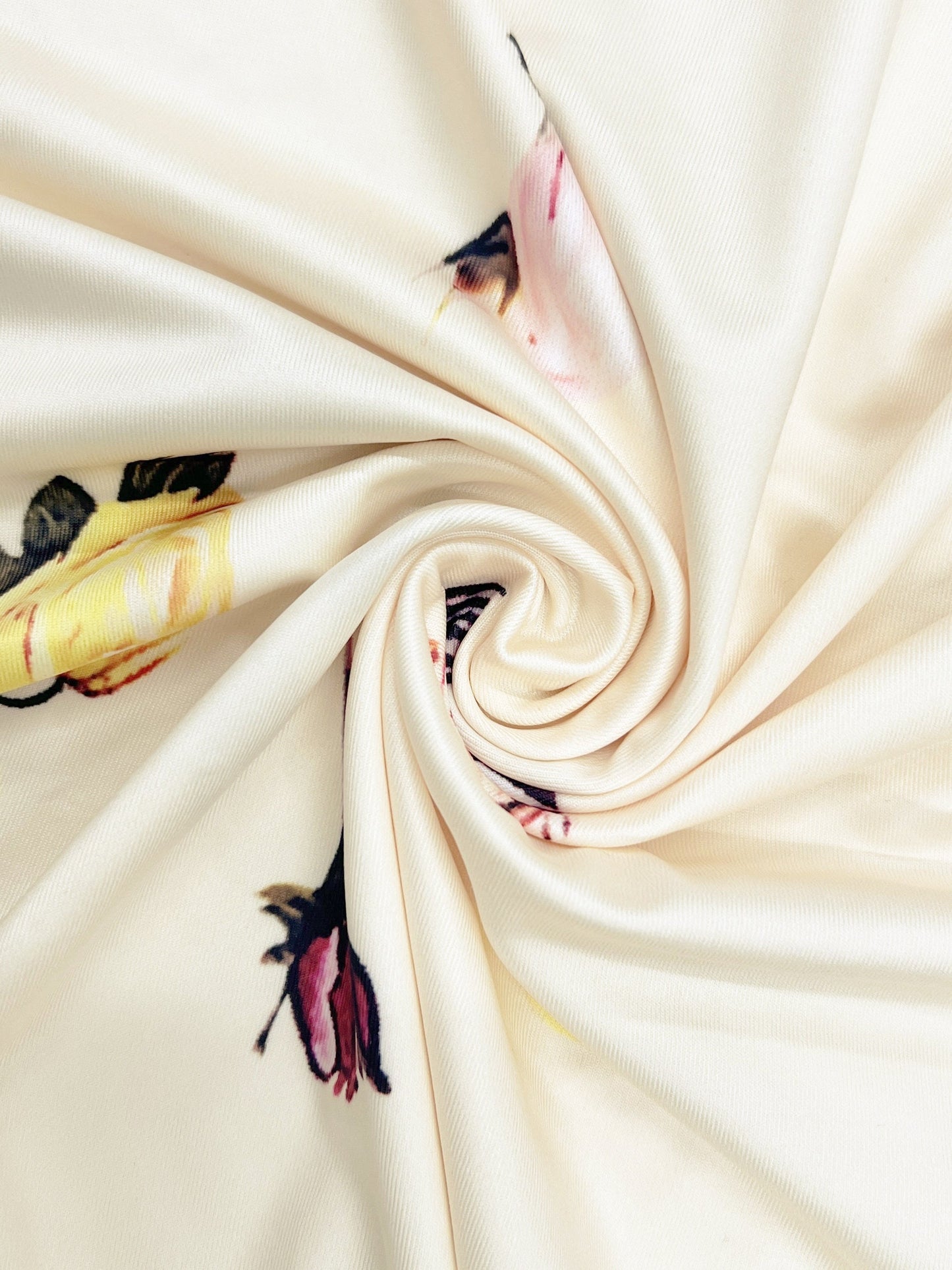 Abito senza maniche a stampa floreale - Aereo, elastico ed elegante - Scollo rotondo