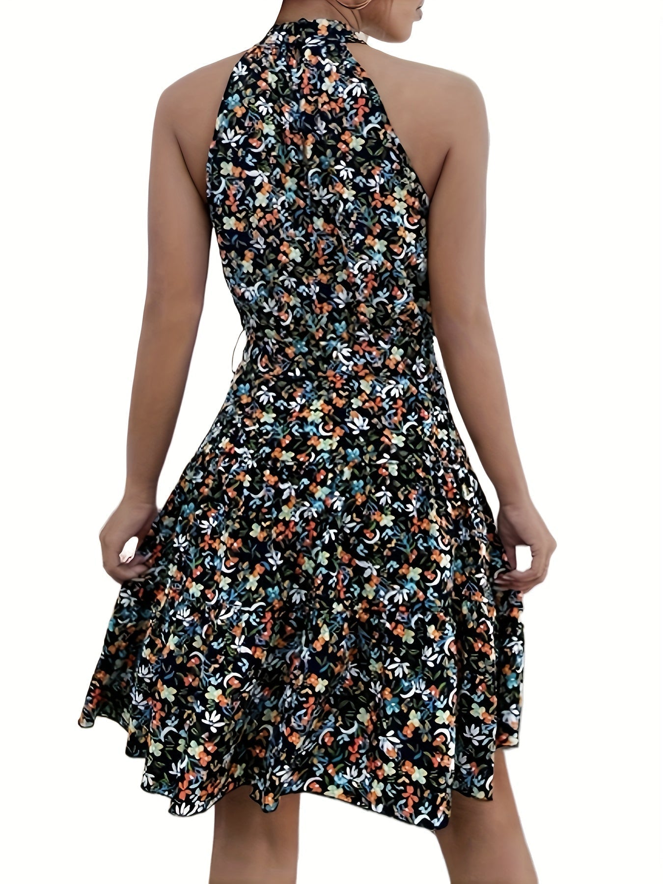 Abito floreale estivo da donna - Abito con motivo floreale