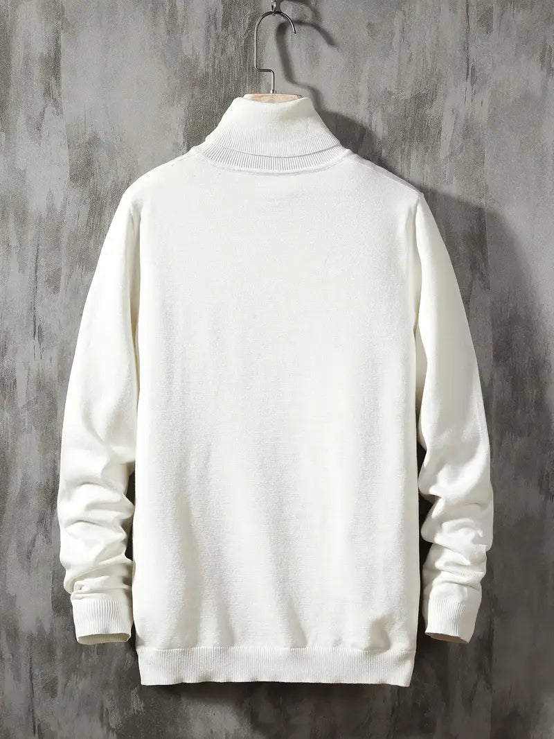 Leonardo | Maglione Dolcevita in Maglia Morbida da Uomo