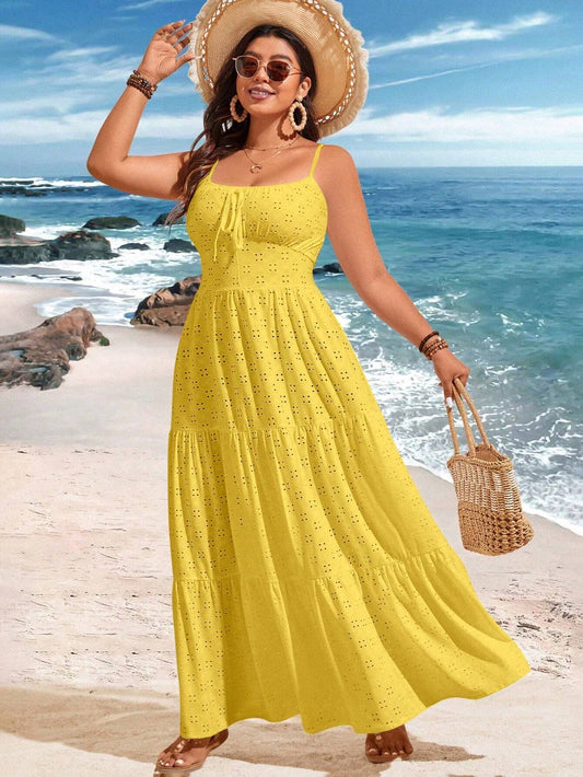 Abito festivo con spalline in jacquard