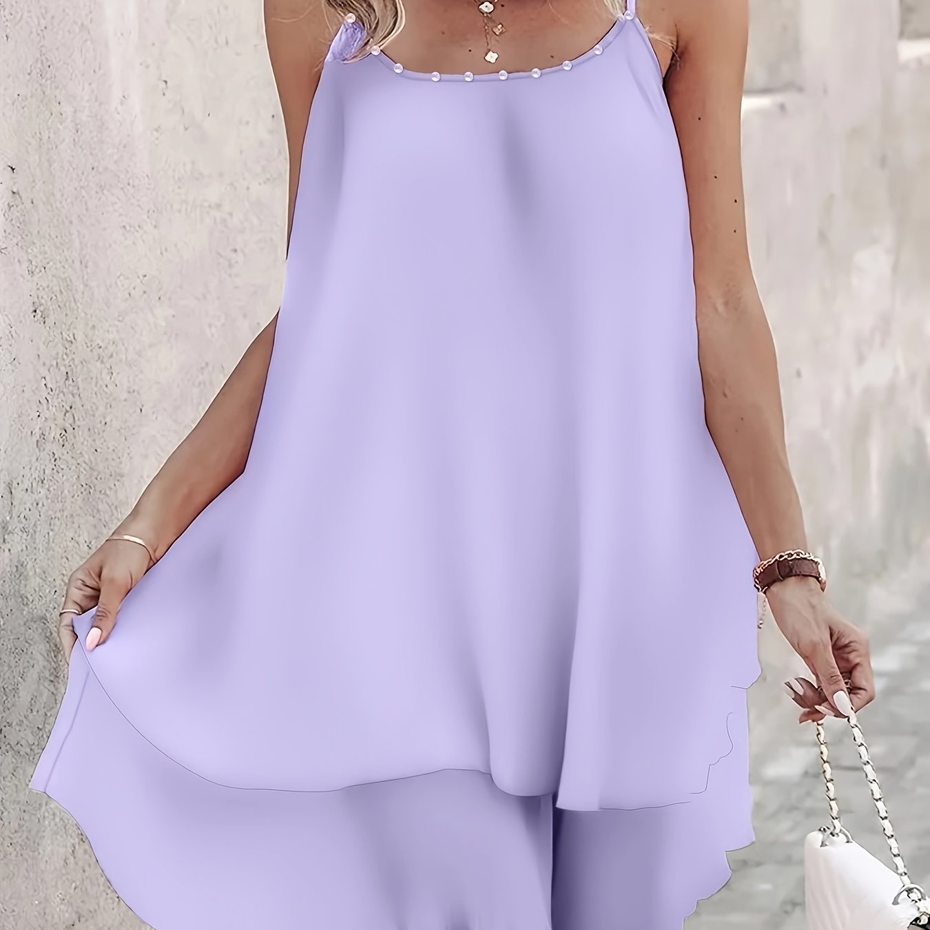 Abito in tulle con perle - Leggero ed elegante a strati