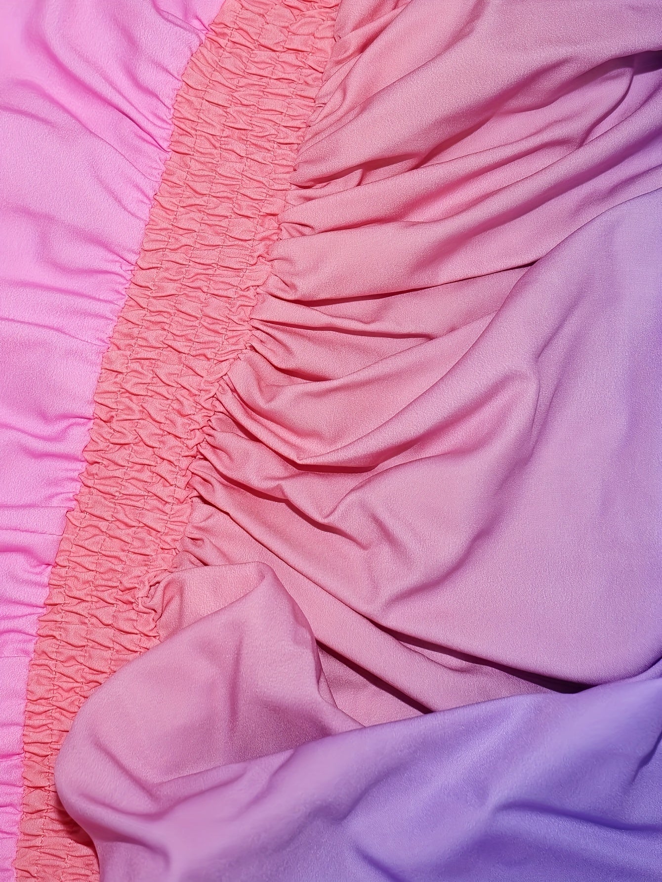 Abito estivo senza maniche - Modello aderente con motivo sfumato - Comodo e alla moda