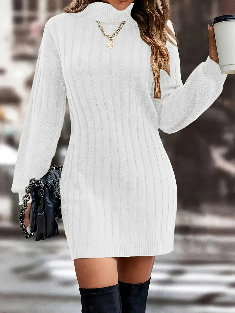 Abito elegante con maniche a lanterna