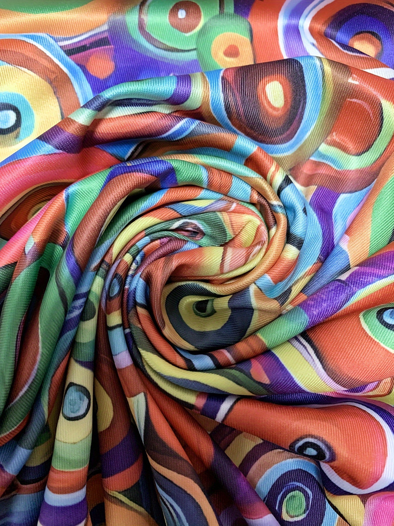 Abito casual colorato - scollo a V, manica lunga, ampio e confortevole per la primavera